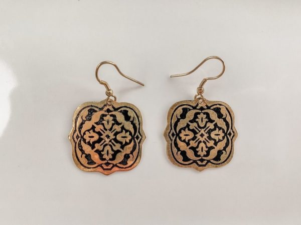 Arabesque Earrings - Gold