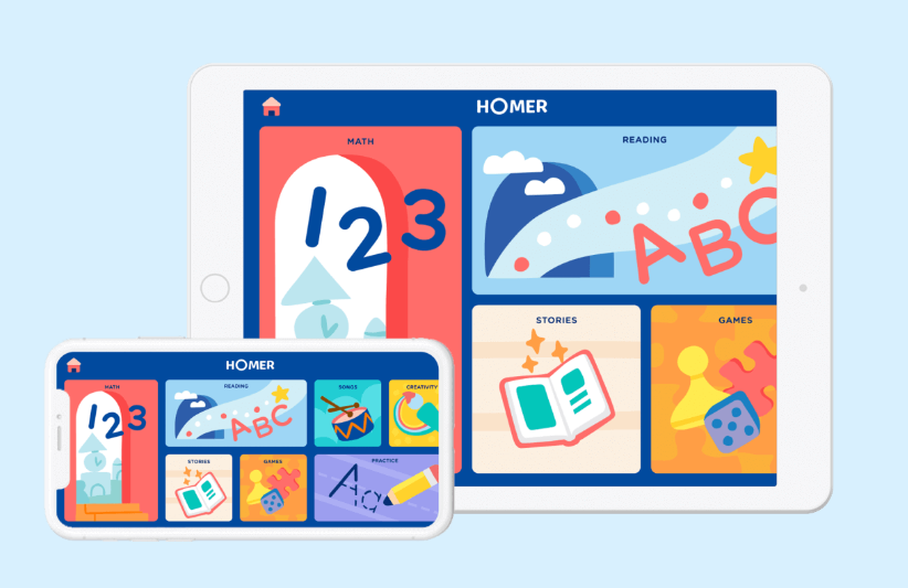 kids learning app homer learn and grow